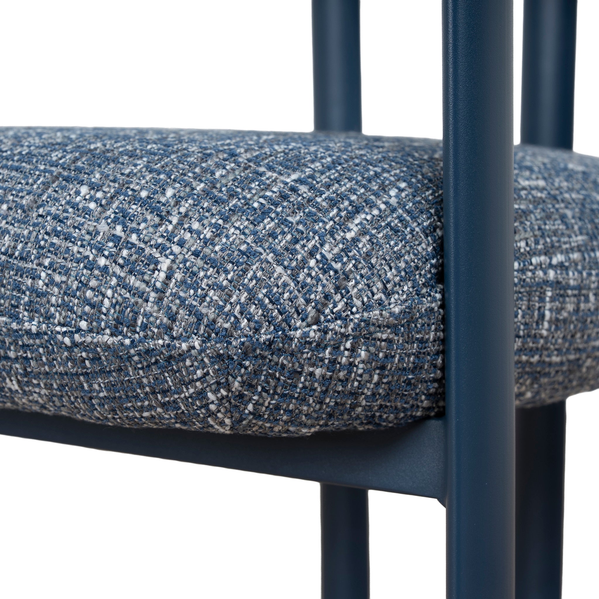Set of 2 - Norrin Blue Sand Dining Chair - Prussian Blue Dining Chair Cino-Core