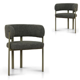 Set of 2 - Elvika Green Dining Chair - Kaitoke Green Dining Chair Cino-Core