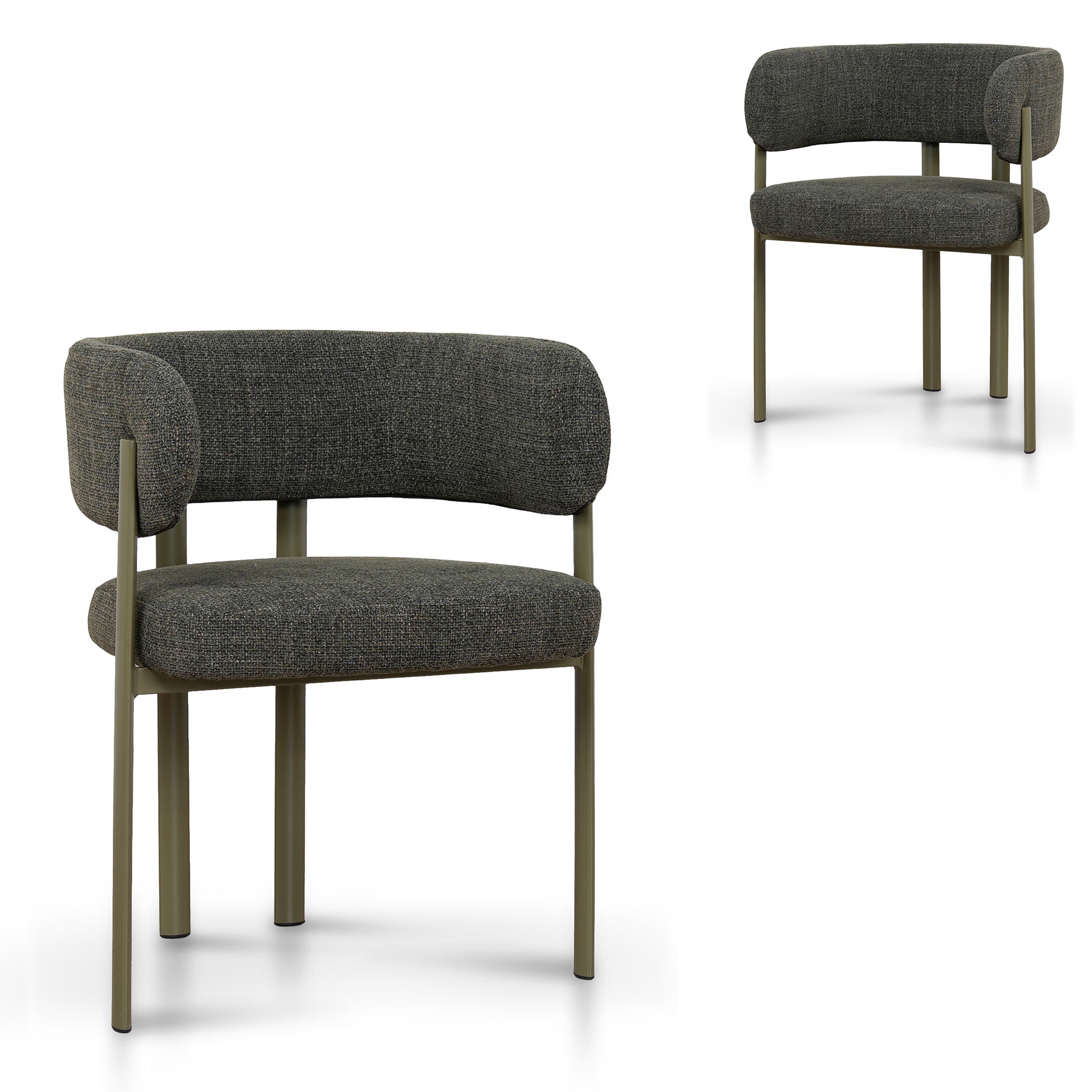 Set of 2 - Elvika Green Dining Chair - Kaitoke Green Dining Chair Cino-Core