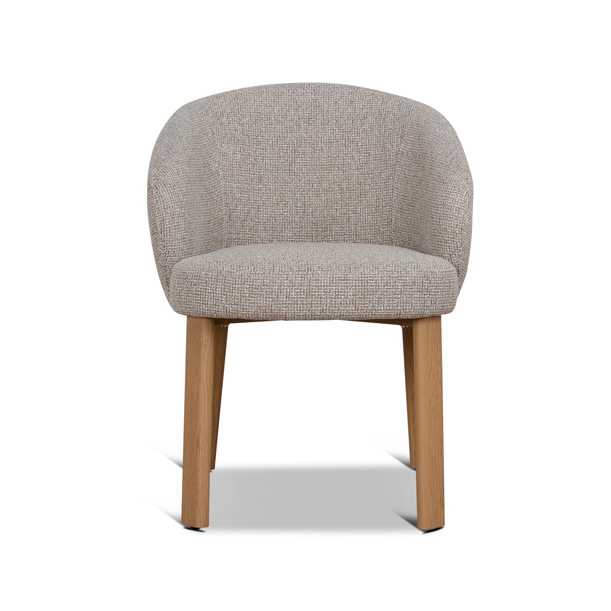 Set of 2 - Elverum Natural Dining Chair - Verona Sand Weave Dining Chair Cino-Core