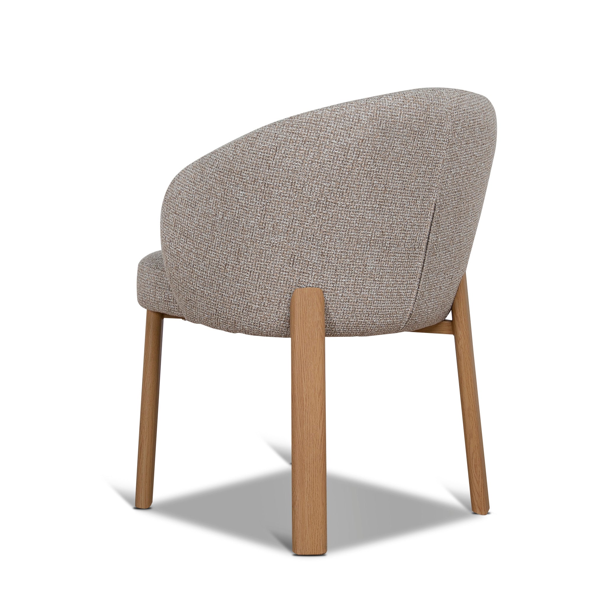 Set of 2 - Elverum Natural Dining Chair - Verona Sand Weave Dining Chair Cino-Core