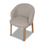 Set of 2 - Elverum Natural Dining Chair - Verona Sand Weave Dining Chair Cino-Core