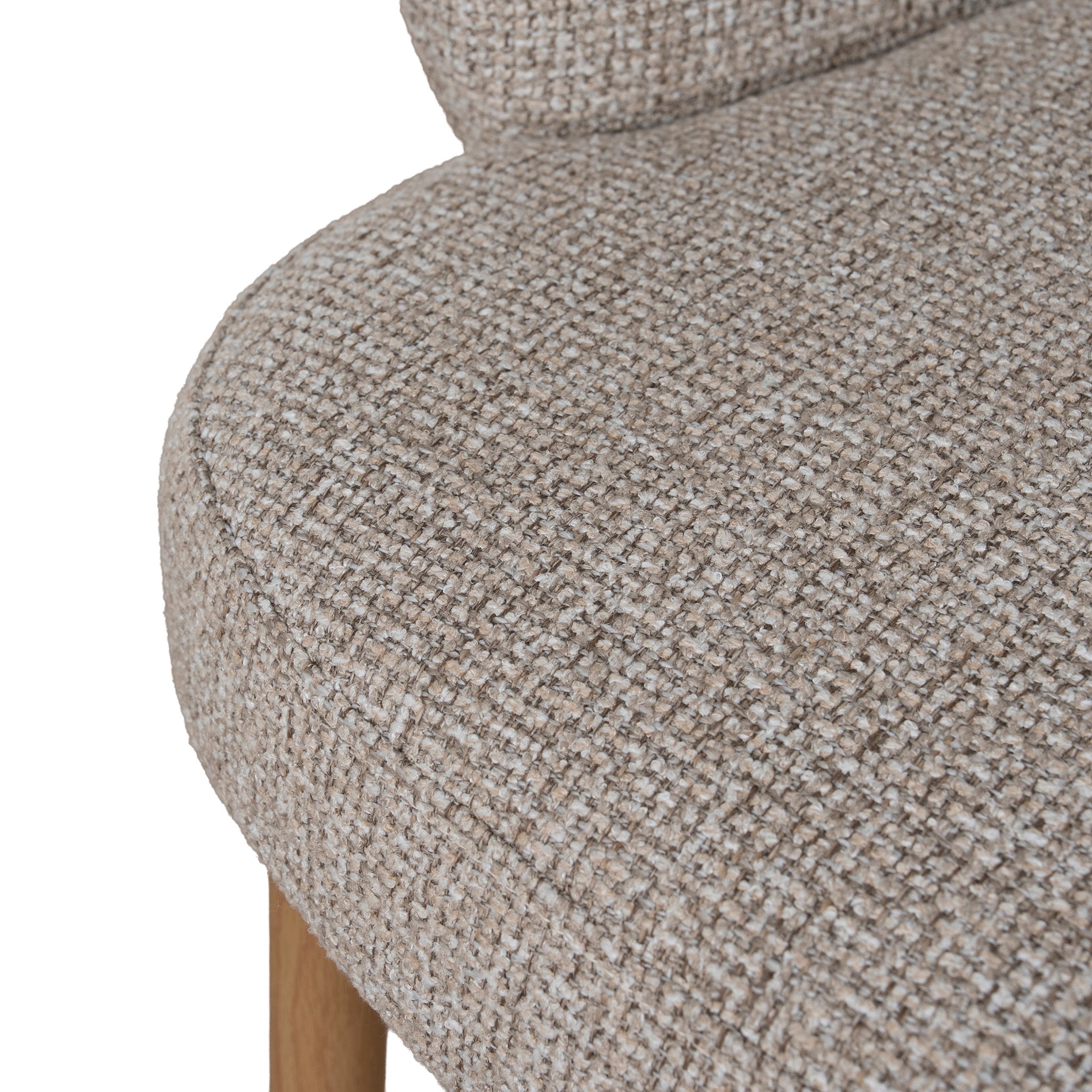 Set of 2 - Elverum Natural Dining Chair - Verona Sand Weave Dining Chair Cino-Core