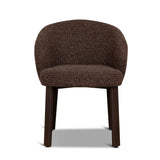 Set of 2 - Elverum Walnut Dining Chair - Verona Cinnamon Weave Dining Chair Cino-Core