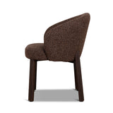 Set of 2 - Elverum Walnut Dining Chair - Verona Cinnamon Weave Dining Chair Cino-Core