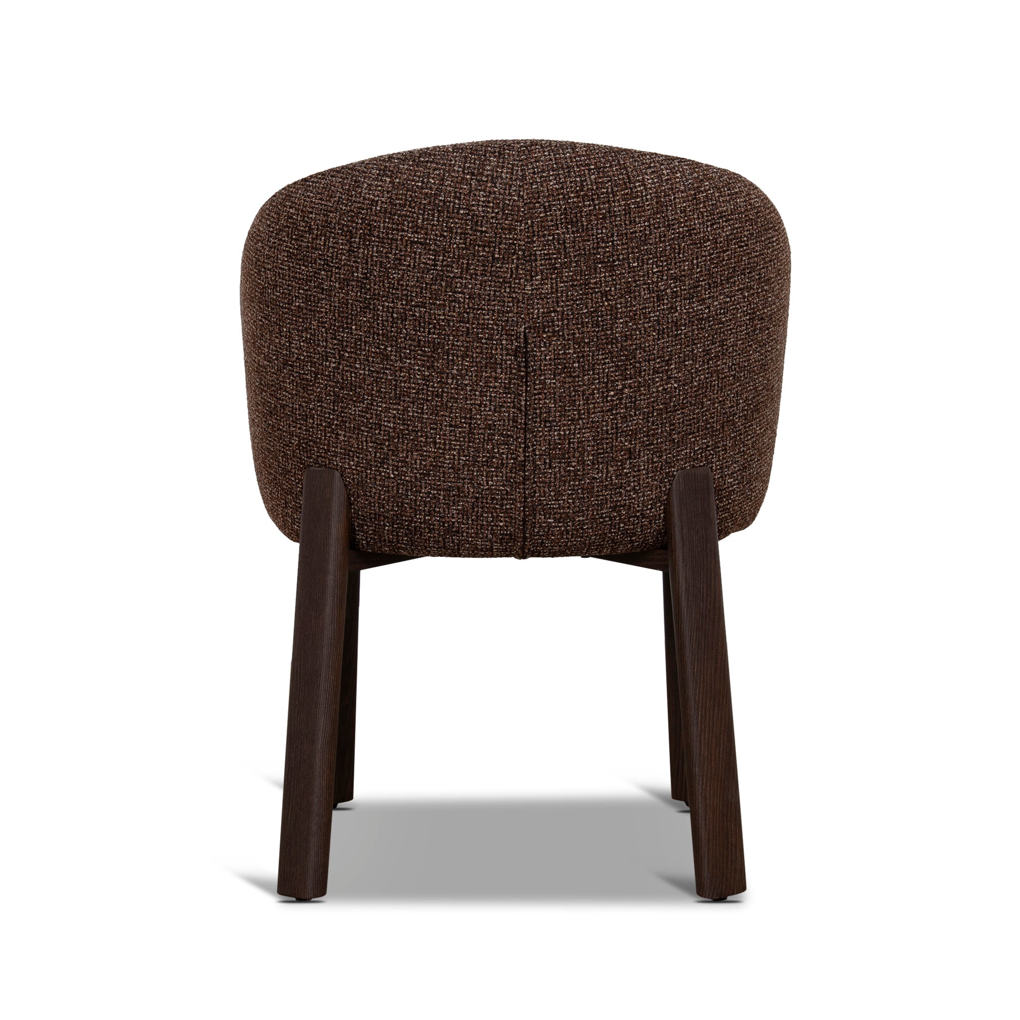 Set of 2 - Elverum Walnut Dining Chair - Verona Cinnamon Weave Dining Chair Cino-Core