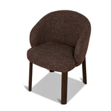 Set of 2 - Elverum Walnut Dining Chair - Verona Cinnamon Weave Dining Chair Cino-Core