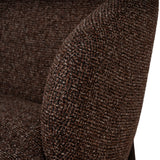 Set of 2 - Elverum Walnut Dining Chair - Verona Cinnamon Weave Dining Chair Cino-Core