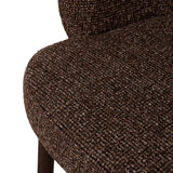 Set of 2 - Elverum Walnut Dining Chair - Verona Cinnamon Weave Dining Chair Cino-Core