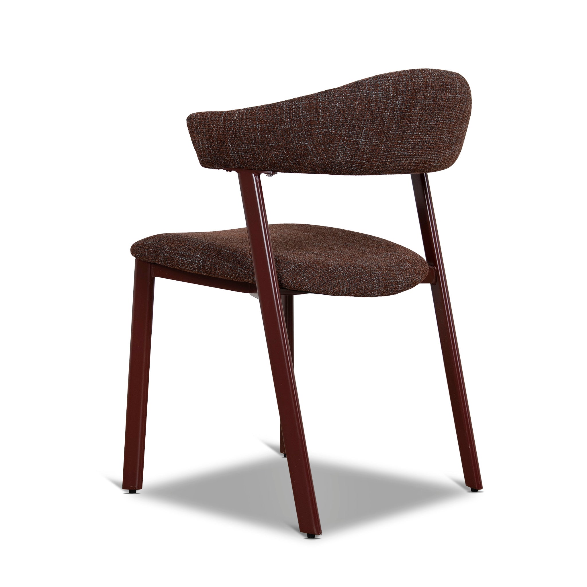 Set of 2 - Jonstel Red Dining Chair - Moss Brown Dining Chair Cino-Core