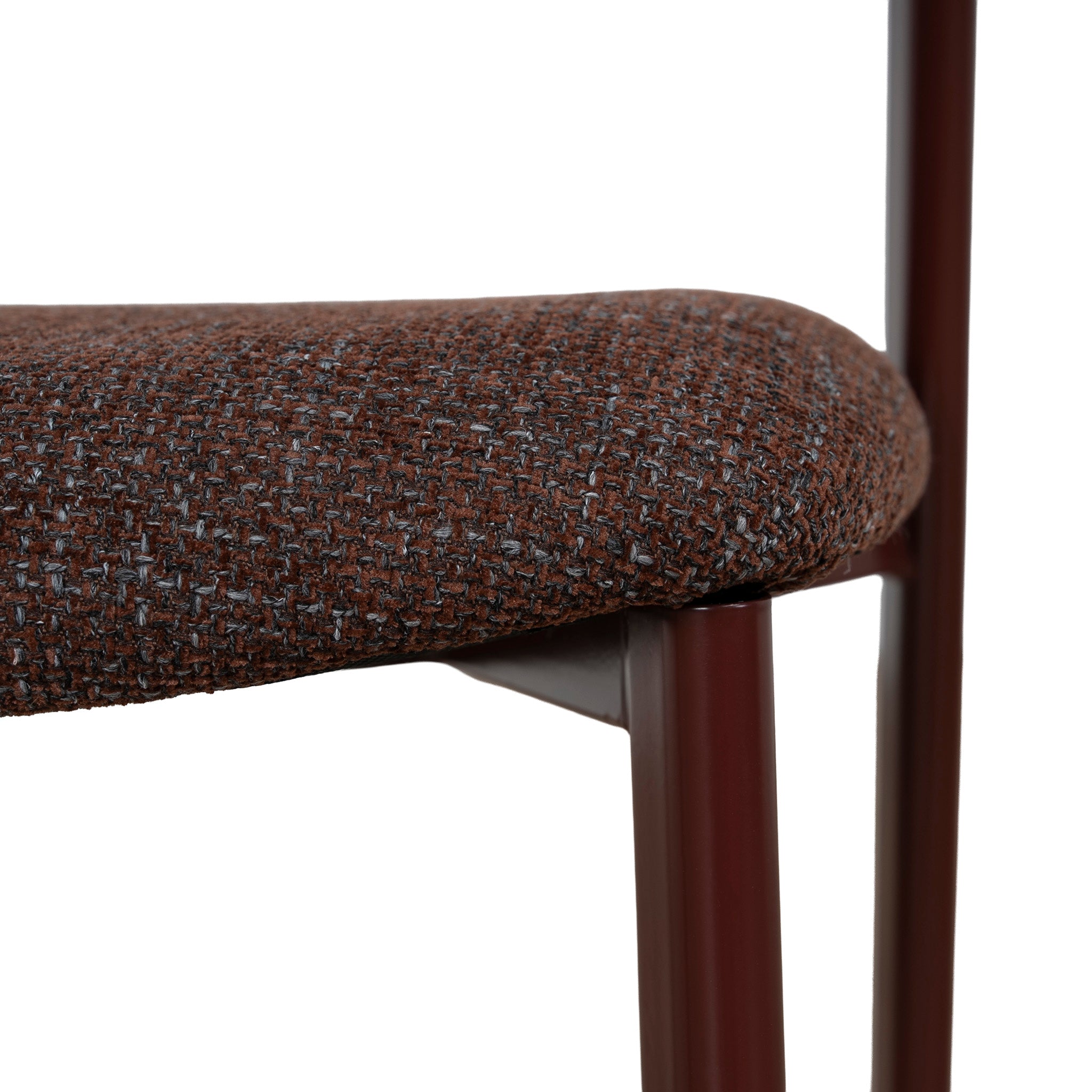 Set of 2 - Jonstel Red Dining Chair - Moss Brown Dining Chair Cino-Core