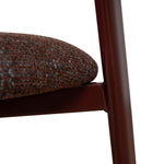 Set of 2 - Jonstel Red Dining Chair - Moss Brown Dining Chair Cino-Core