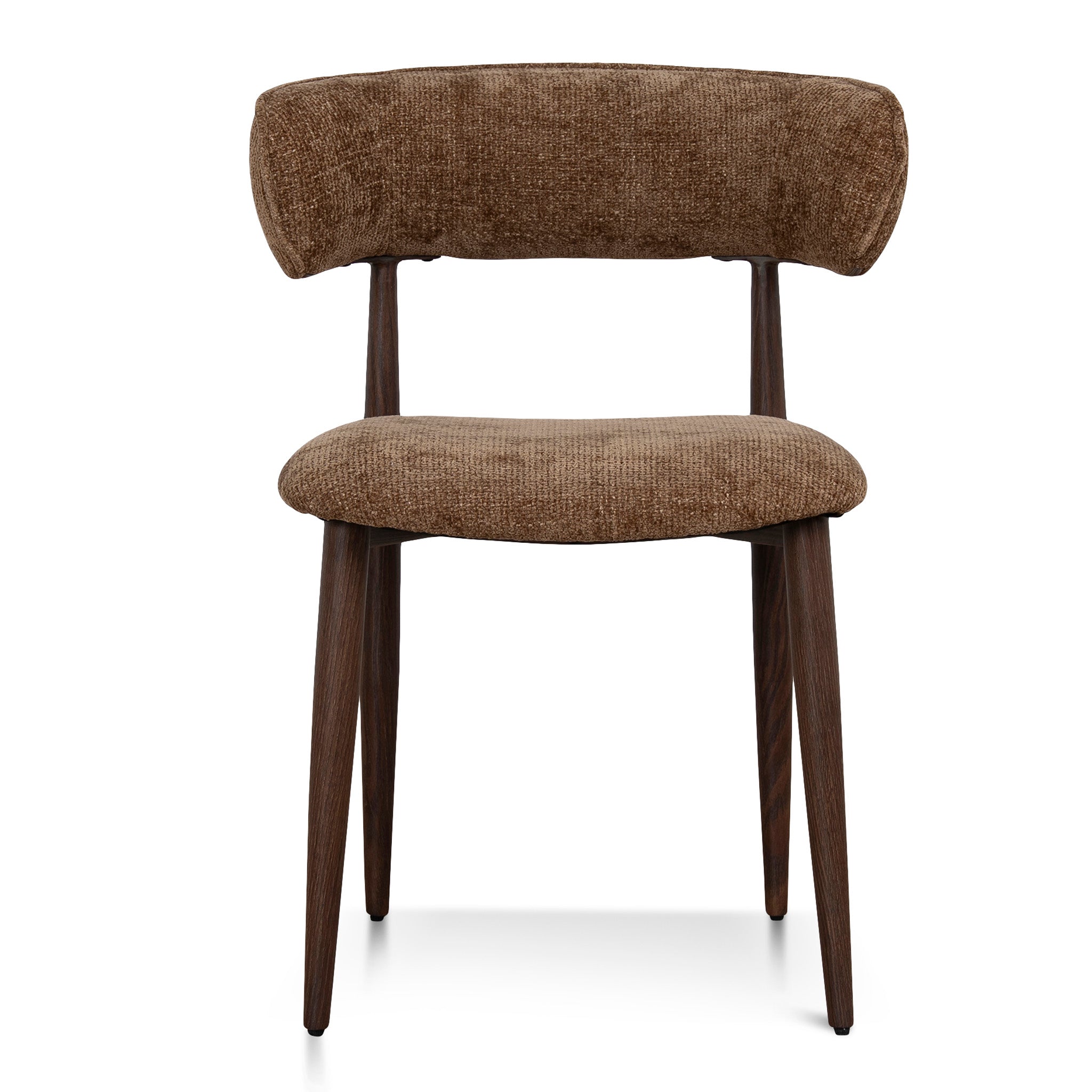 Set of 2 - Dirvyn Walnut Dining Chair - Lila Nutmeg Dining Chair Cino-Core