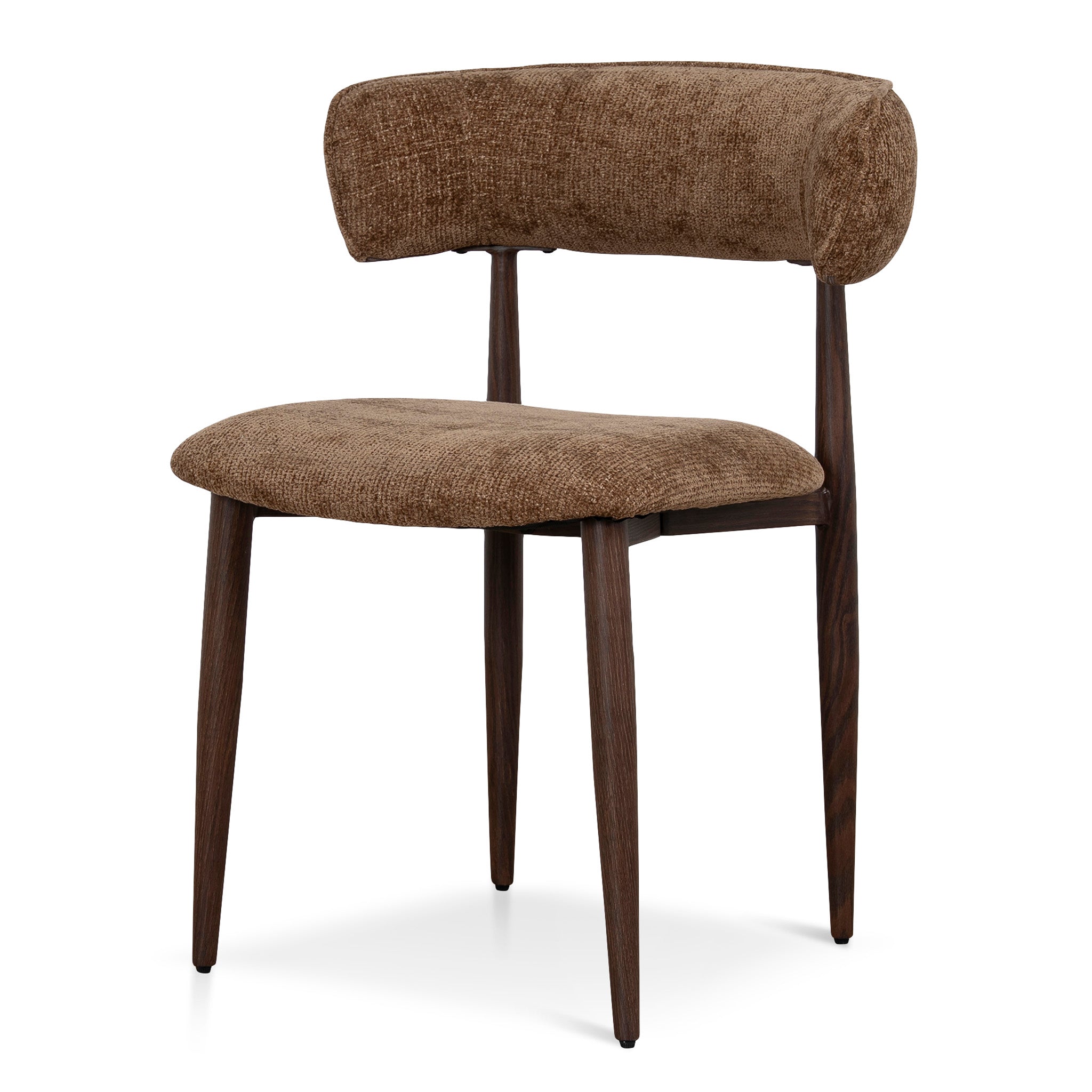 Set of 2 - Dirvyn Walnut Dining Chair - Lila Nutmeg Dining Chair Cino-Core