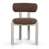 Set of 2 - Thalora Cream Dining Chair - Verona Cinnamon Weave Dining Chair Cino-Core