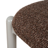 Set of 2 - Thalora Cream Dining Chair - Verona Cinnamon Weave Dining Chair Cino-Core