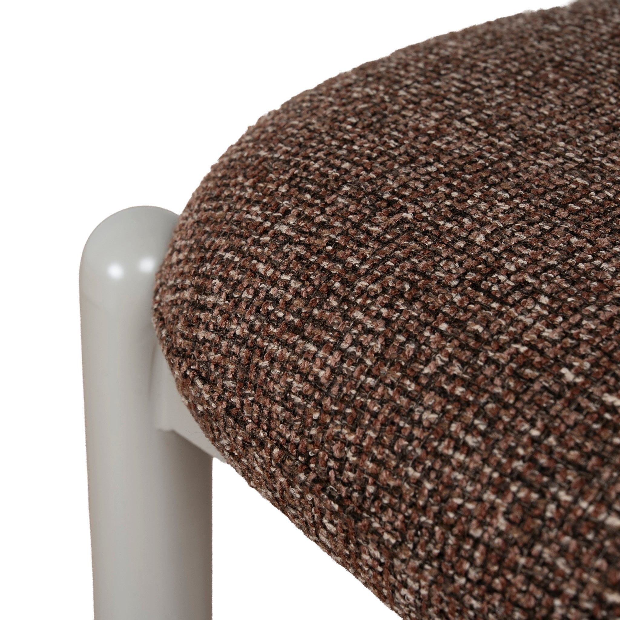 Set of 2 - Thalora Cream Dining Chair - Verona Cinnamon Weave Dining Chair Cino-Core