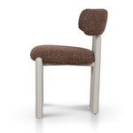 Set of 2 - Thalora Cream Dining Chair - Verona Cinnamon Weave Dining Chair Cino-Core