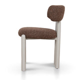 Set of 2 - Thalora Cream Dining Chair - Verona Cinnamon Weave Dining Chair Cino-Core
