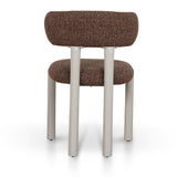 Set of 2 - Thalora Cream Dining Chair - Verona Cinnamon Weave Dining Chair Cino-Core