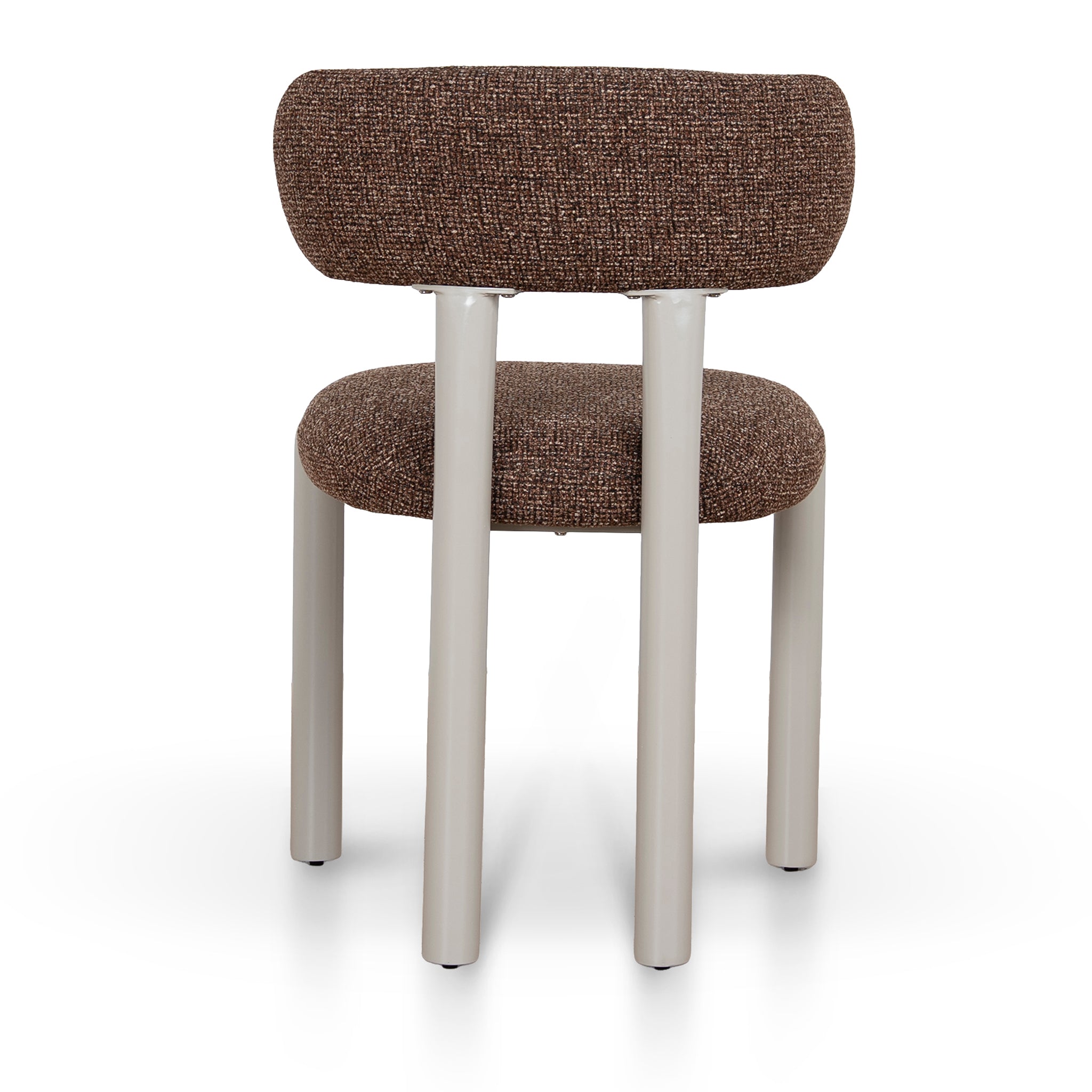 Set of 2 - Thalora Cream Dining Chair - Verona Cinnamon Weave Dining Chair Cino-Core