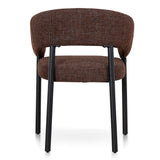 Set of 2 - Calyxo Black Dining Chair - Moss Brown Dining Chair Cino-Core