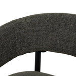 Set of 2 - Calyxo Black Dining Chair - Kaitoke Green Dining Chair Cino-Core
