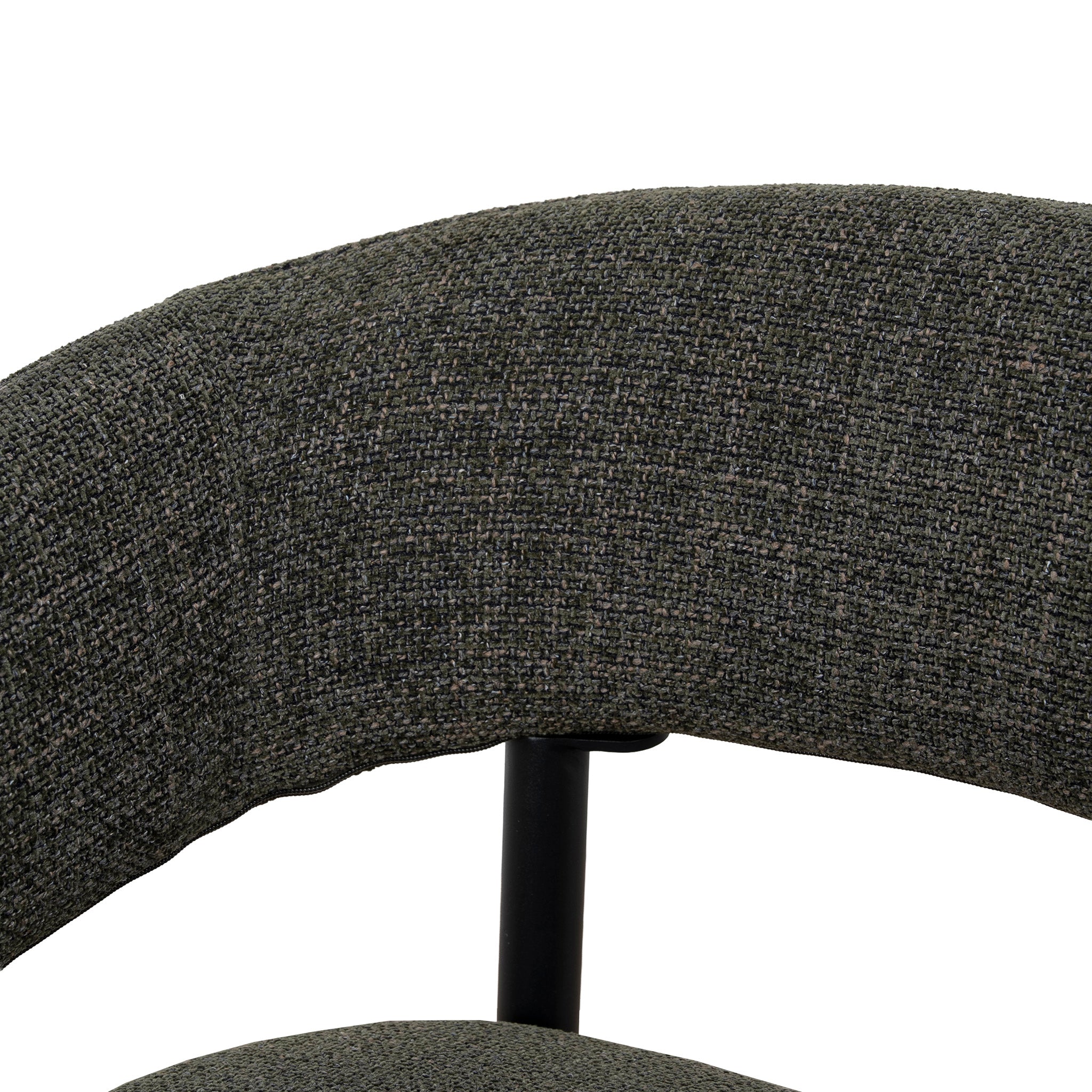 Set of 2 - Calyxo Black Dining Chair - Kaitoke Green Dining Chair Cino-Core