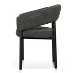 Set of 2 - Calyxo Black Dining Chair - Kaitoke Green Dining Chair Cino-Core