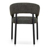 Set of 2 - Calyxo Black Dining Chair - Kaitoke Green Dining Chair Cino-Core