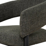 Set of 2 - Calyxo Black Dining Chair - Kaitoke Green Dining Chair Cino-Core