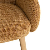 Lorca Natural Dining Chair - Honeycomb Ochre Dining Chair Iggy-Core