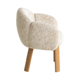 Lorca Natural Dining Chair - Honeycomb White Dining Chair Iggy-Core