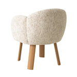 Lorca Natural Dining Chair - Honeycomb White Dining Chair Iggy-Core
