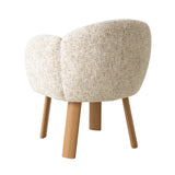 Lorca Natural Dining Chair - Honeycomb White Dining Chair Iggy-Core