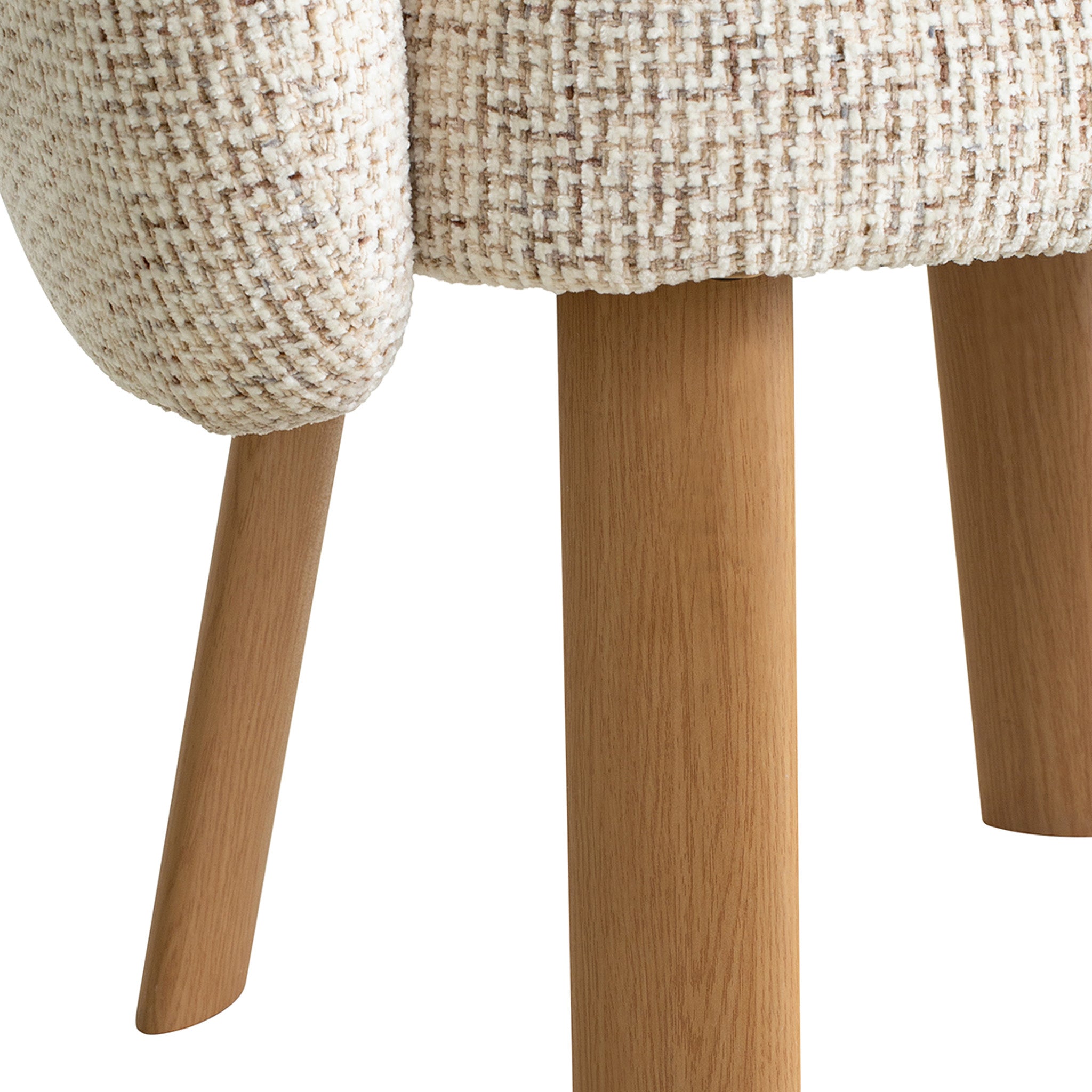 Lorca Natural Dining Chair - Honeycomb White Dining Chair Iggy-Core