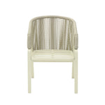 Set of 2 - Tivaro Grey Rattan Outdoor Dining Chair - Grey Cushion Outdoor Chair Kito-Core