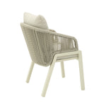 Set of 2 - Tivaro Grey Rattan Outdoor Dining Chair - Grey Cushion Outdoor Chair Kito-Core