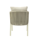 Set of 2 - Tivaro Grey Rattan Outdoor Dining Chair - Grey Cushion Outdoor Chair Kito-Core