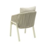 Set of 2 - Tivaro Grey Rattan Outdoor Dining Chair - Grey Cushion Outdoor Chair Kito-Core