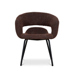 Set of 2 - Dalca Black Dining Chair - Moss Brown Dining Chair Freehold-Core