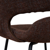 Set of 2 - Dalca Black Dining Chair - Moss Brown Dining Chair Freehold-Core