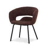 Set of 2 - Dalca Black Dining Chair - Moss Brown Dining Chair Freehold-Core