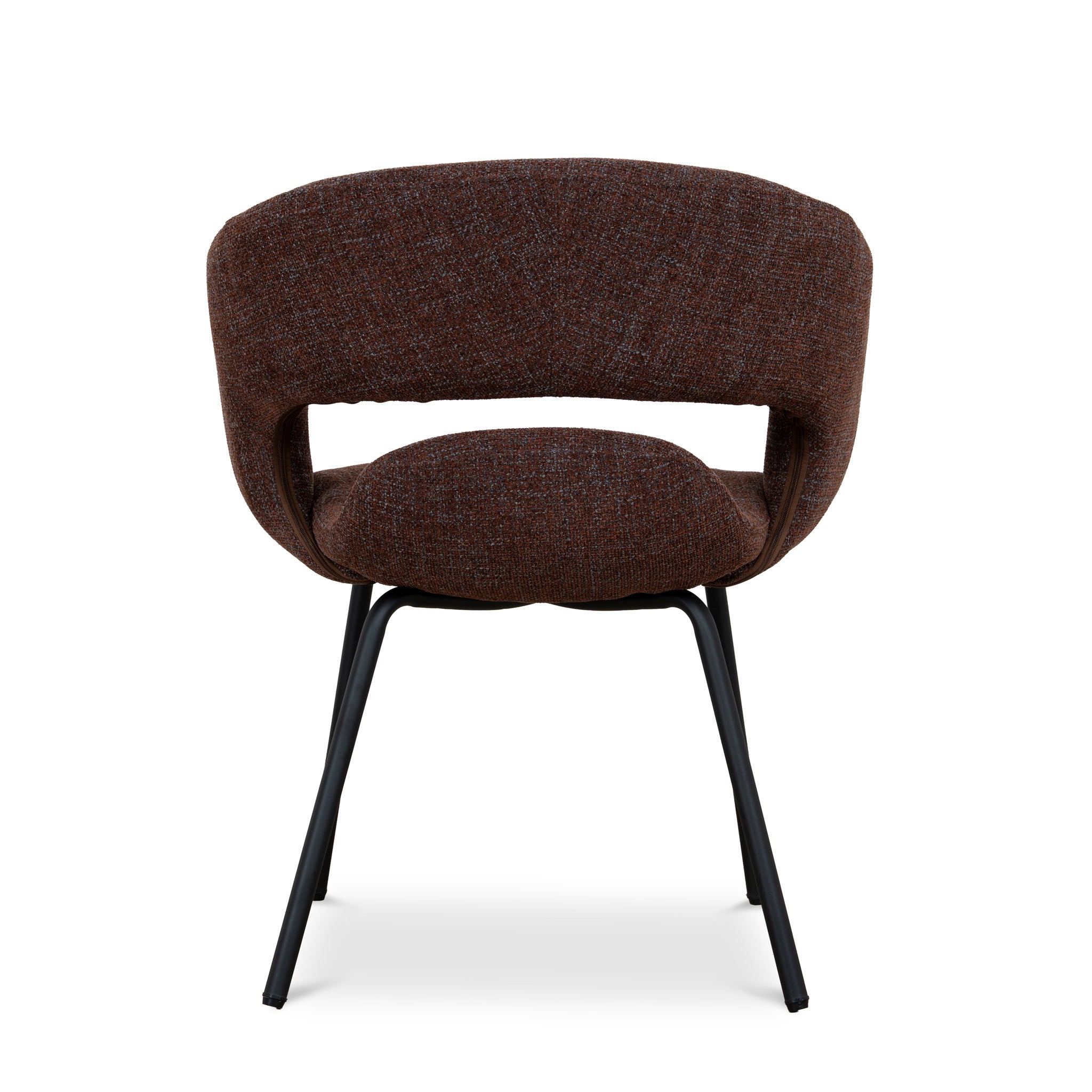 Set of 2 - Dalca Black Dining Chair - Moss Brown Dining Chair Freehold-Core