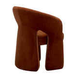 Undine Fabric Dining Chair - Burnt Brown Dining Chair Freehold-Core