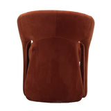 Undine Fabric Dining Chair - Burnt Brown Dining Chair Freehold-Core