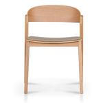 Set of 2 - Davis Natural Dining Chair - Olive Seat Dining Chair Swady-Core