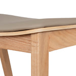 Set of 2 - Davis Natural Dining Chair - Olive Seat Dining Chair Swady-Core