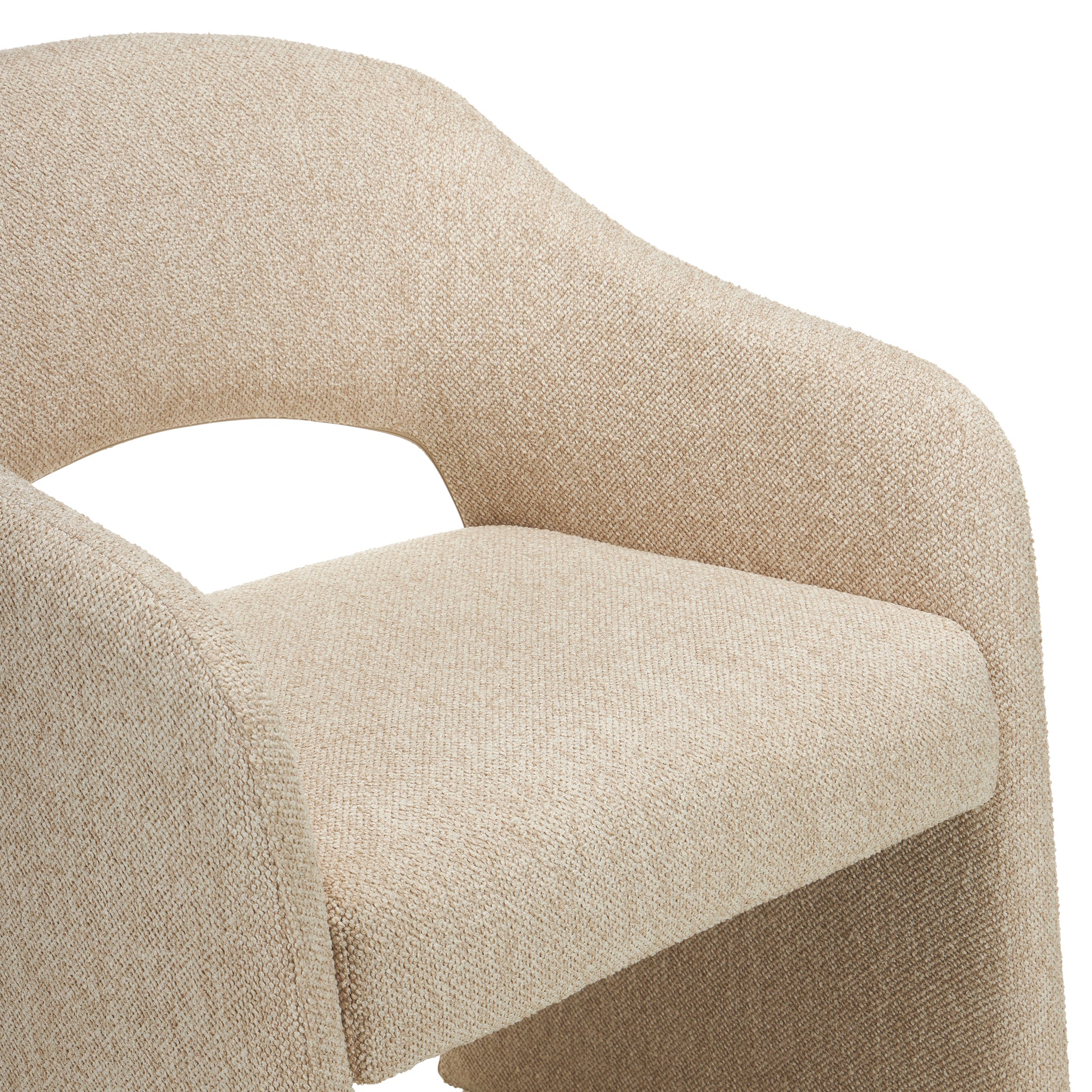 Set of 2 - Valtero Fabric Dining Chair - Cobble Beige Dining Chairs Mars-Core