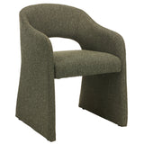 Set of 2 - Valtero Fabric Dining Chair - Twill Green Dining Chairs Mars-Core